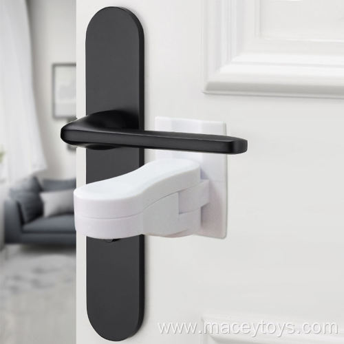 Adhesive Baby Safety Door Handle Lever Lock